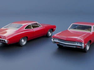 Chevrolet Impala 1968 Modello di stampa 3D