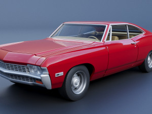 Chevrolet Impala 1968 3D Print Model