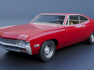Chevrolet Impala 1968 3D Print Model