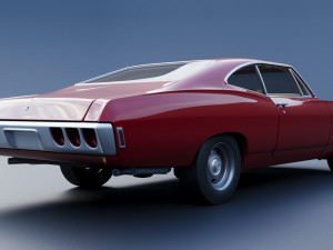 Chevrolet Impala 1968 3D Print Model