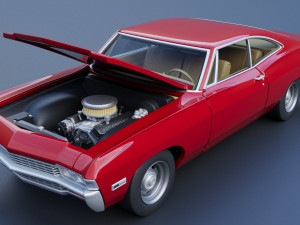 Chevrolet Impala 1968 3D Print Model