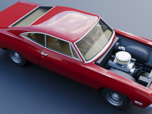 Chevrolet Impala 1968 3D Print Model