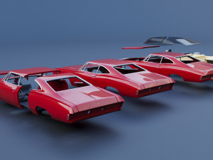 Chevrolet Impala 1968 3D Print Model