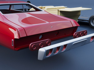 Chevrolet Impala 1968 3D Print Model