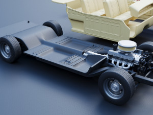 Chevrolet Impala 1968 3D Print Model