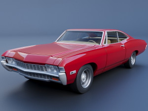 Chevrolet Impala 1968 3D Print Model