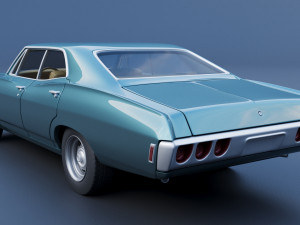 Chevrolet Impala 4 Door 1968 Modelo de impresión 3D