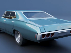 Chevrolet Impala 4 Door 1968 3D Print Model