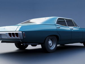 Chevrolet Impala 4 Door 1968 Modelo de impresión 3D