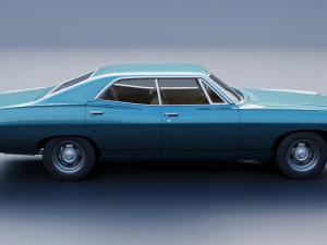 Chevrolet Impala 4 Door 1968 3D Print Model