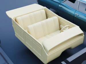 Chevrolet Impala 4 Door 1968 3D Print Model
