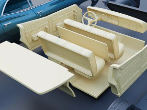 Chevrolet Impala 4 Door 1968 3D Print Model