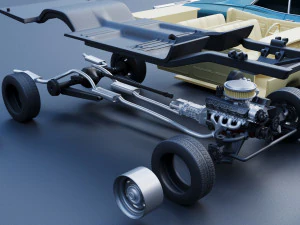 Chevrolet Impala 4 Door 1968 3D Print Model