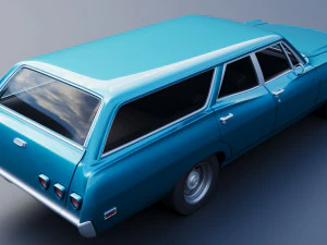 Chevrolet Impala Wagon 1968 3D Print Model