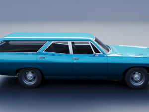 Chevrolet Impala Wagon 1968 3D Print Model