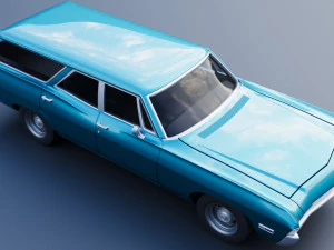 Chevrolet Impala Wagon 1968 3D Print Model