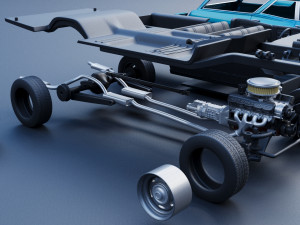 Chevrolet Impala Wagon 1968 Modèles 3D en vedette