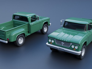 Dodge Power Wagon W100 1962 3D Print Model