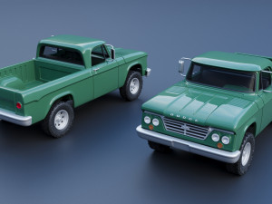 Dodge Power Wagon W100 1962 3D Print Model