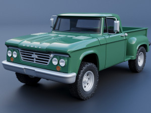 Dodge Power Wagon W100 1962 3D Print Model