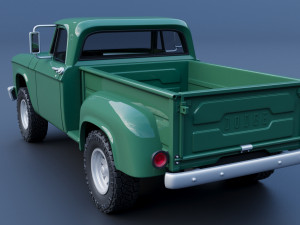 Dodge Power Wagon W100 1962 3D Print Model