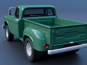 Dodge Power Wagon W100 1962 Modelo de Impressão 3D