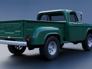 Dodge Power Wagon W100 1962 3D Print Model