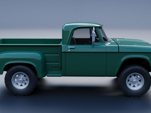Dodge Power Wagon W100 1962 3D Print Model
