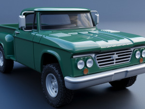 Dodge Power Wagon W100 1962 3D Print Model