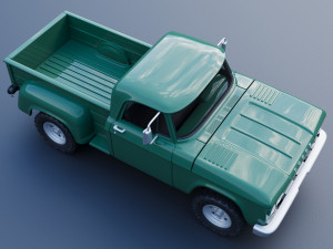 Dodge Power Wagon W100 1962 3D Print Model