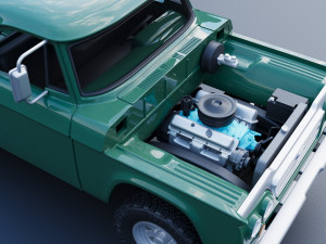 Dodge Power Wagon W100 1962 3D Print Model