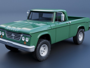 Dodge Power Wagon W100 1962 3D Print Model