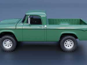 Dodge Power Wagon W100 1962 3D Print Model