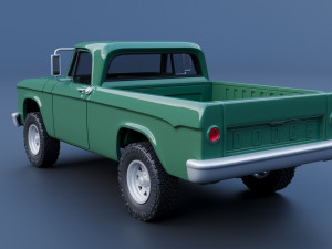 Dodge Power Wagon W100 1962 3D Print Model
