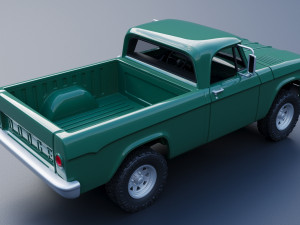 Dodge Power Wagon W100 1962 3D Print Model
