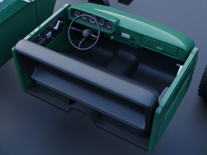 Dodge Power Wagon W100 1962 3D Print Model