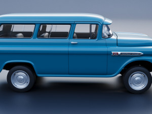 Chevrolet Suburban 1959 3D Print Model