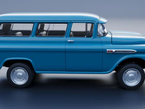 Chevrolet Suburban 1959 3D Print Model