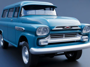 Chevrolet Suburban 1959 3D Print Model