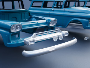 Chevrolet Suburban 1959 3D Print Model