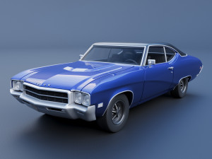 Buick Skylark 1969 3D Print Model