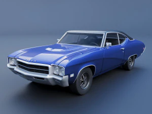 Buick Allodola 1969 Modello di stampa 3D