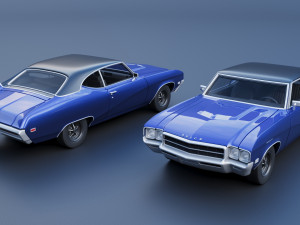 Buick Skylark 1969 3Dプリントモデル