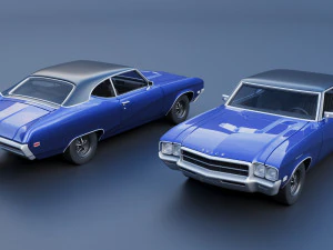 Buick Skylark 1969 3D Print Model