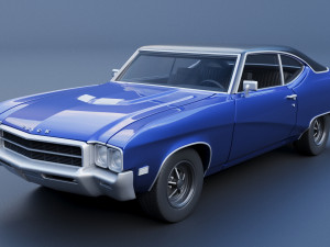 Buick Skylark 1969 3Dプリントモデル