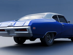 Buick Skylark 1969 3D Print Model