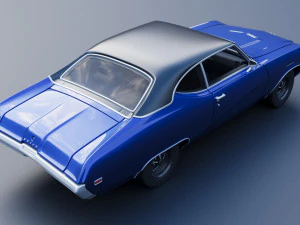Buick Skylark 1969 3D Print Model