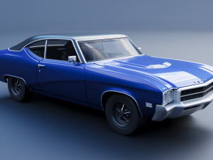 Buick Skylark 1969 3Dプリントモデル