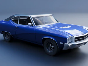 Buick Skylark 1969 3D Print Model