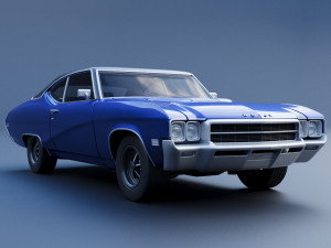 Buick Skylark 1969 3Dプリントモデル